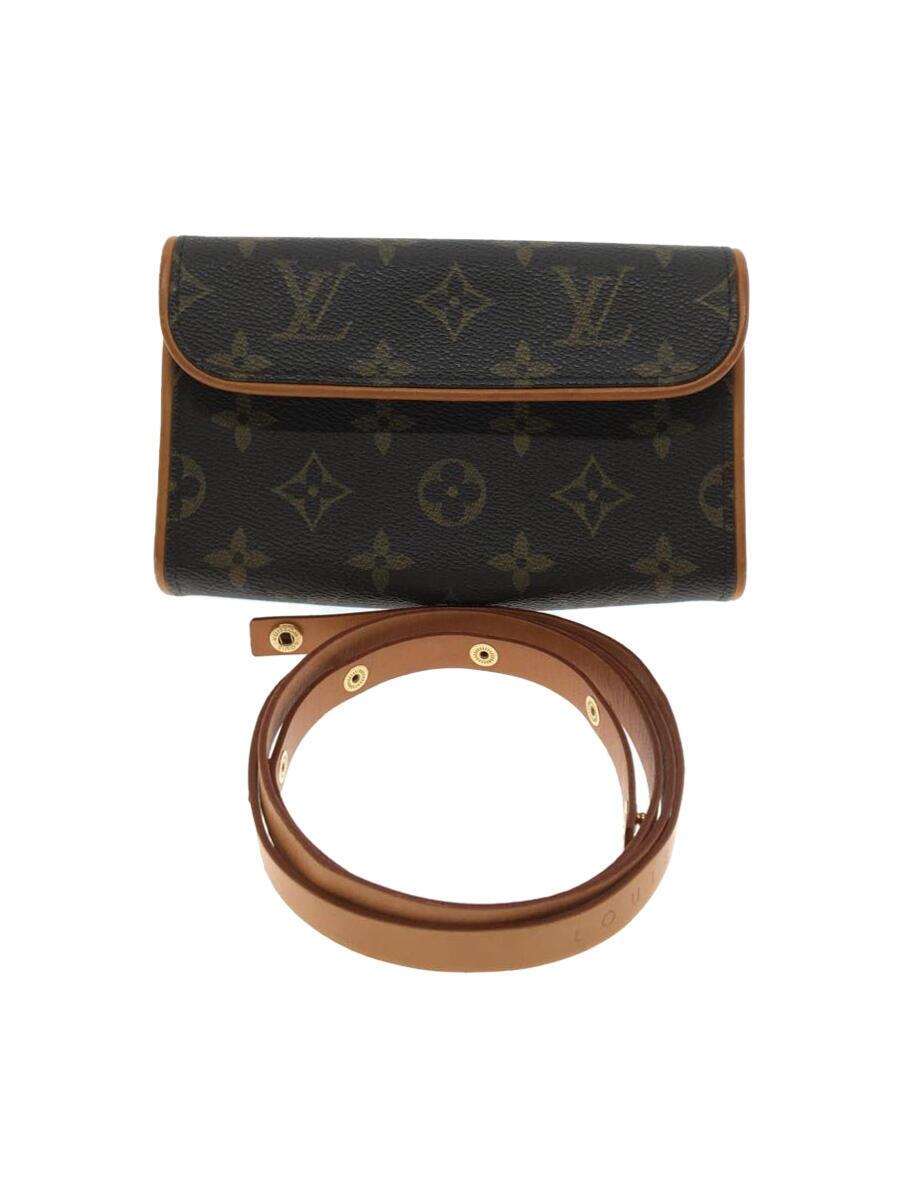 【中古】LOUIS VUITTON◆ポシェットフロランティーヌ/ショルダーバッグ[仕入]/PVC/BRW/モノグラム/M51855【御徒面子】