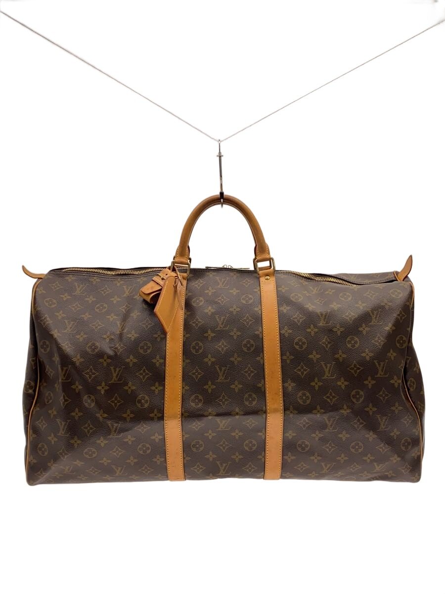 【中古】LOUIS VUITTON◆キーポル60_モノグラム・帆布/PVC/BRW/VI0993/M41422【御徒面子】