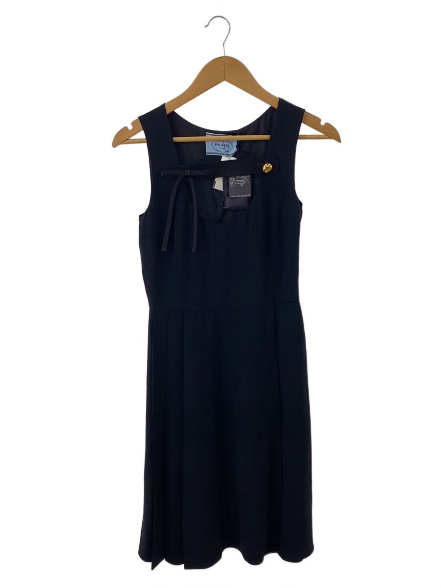 【中古】PRADA◆ノースリーブ衣裳/36/--/BLK/P38L8//【レディース御召しもの】