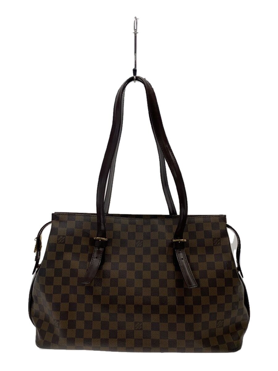 【中古】LOUIS VUITTON◆チェルシー_ダミエ・エベヌ/PVC/BRW/無地【バッグ】｜2ｎｄ STREET 店