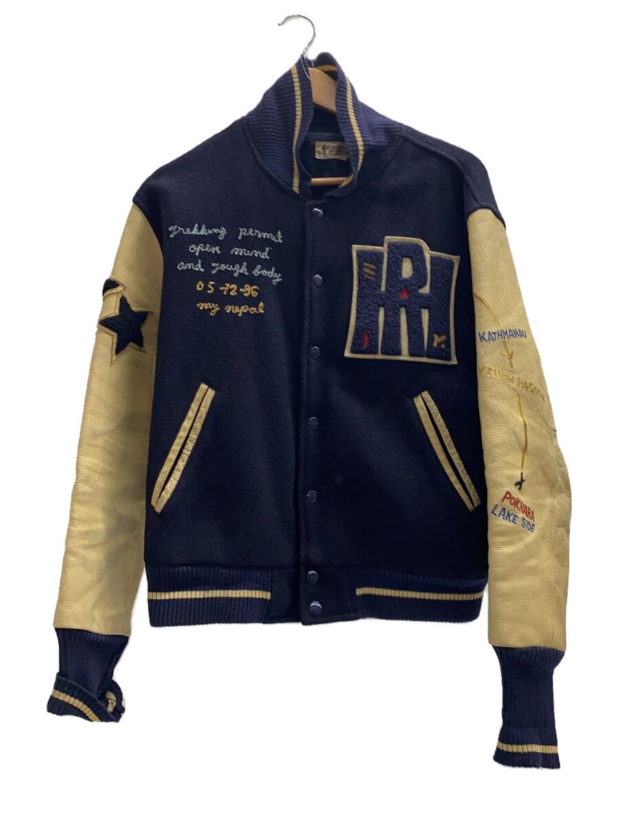 【中古】HIGH! STANDARD/スタジャン/M/ウール/レザー/ネイビー【メンズウェア】|2nd STREET 店