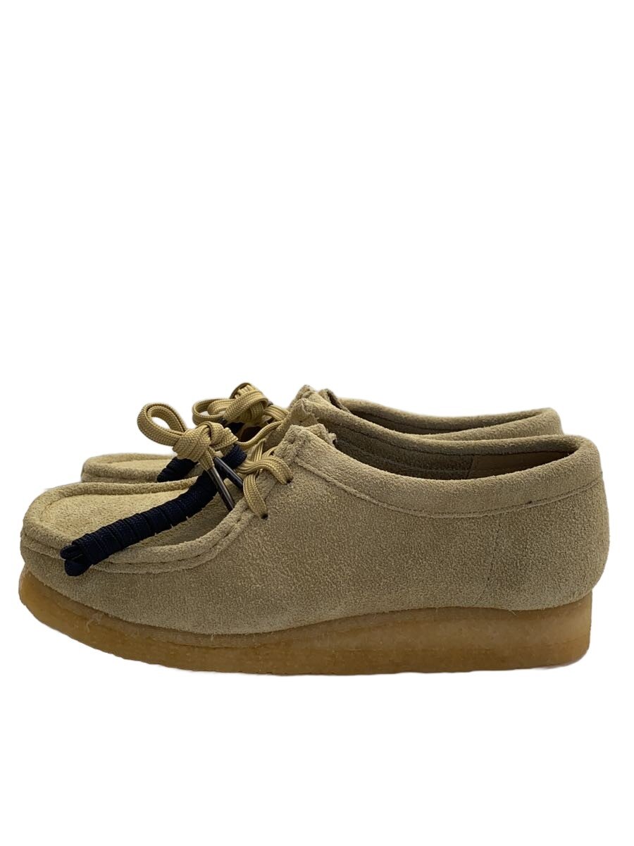 【中古】Clarks◆Wallabee/ブーツ/US9.5/BEG/スウェード【シューズ】