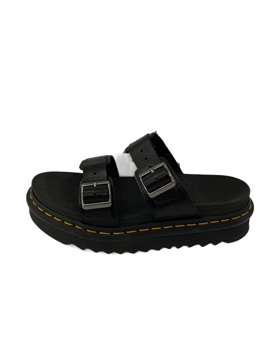 【中古】Dr.Martens◆サンダル/38/BLK/AW006【シューズ】