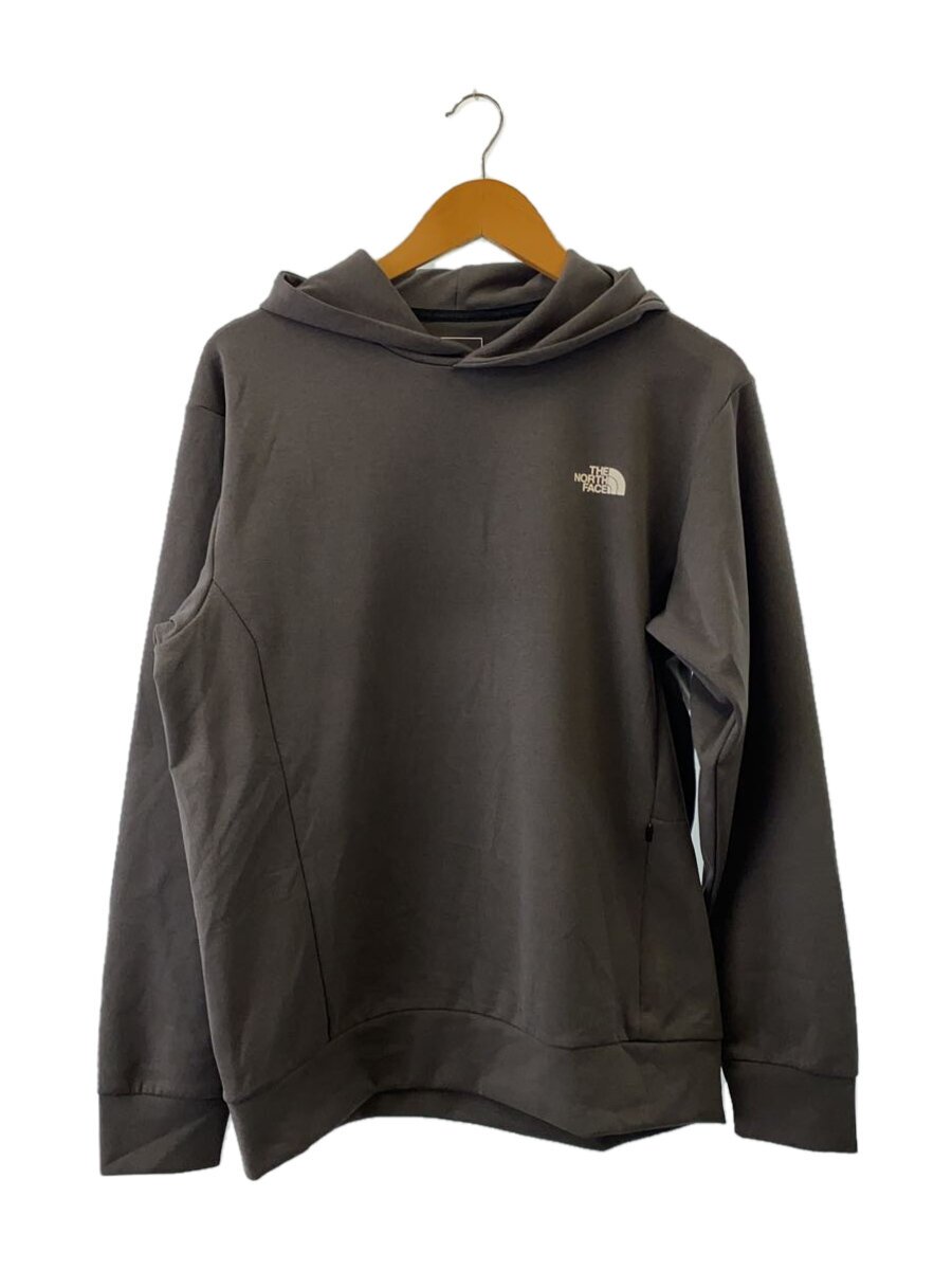 【中古】THE NORTH FACE◆MOTION HOODIE_モーションフーディ/L/ポリエステル/GRY【メンズウェア】