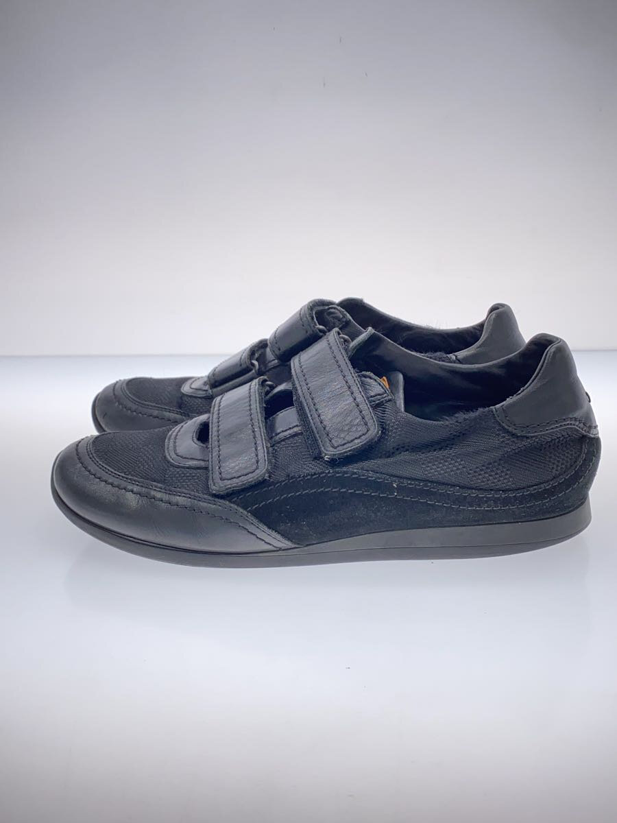 【中古】LOUIS VUITTON◆ローカットスニーカー/UK7/BLK/なめし革//【シューズ】