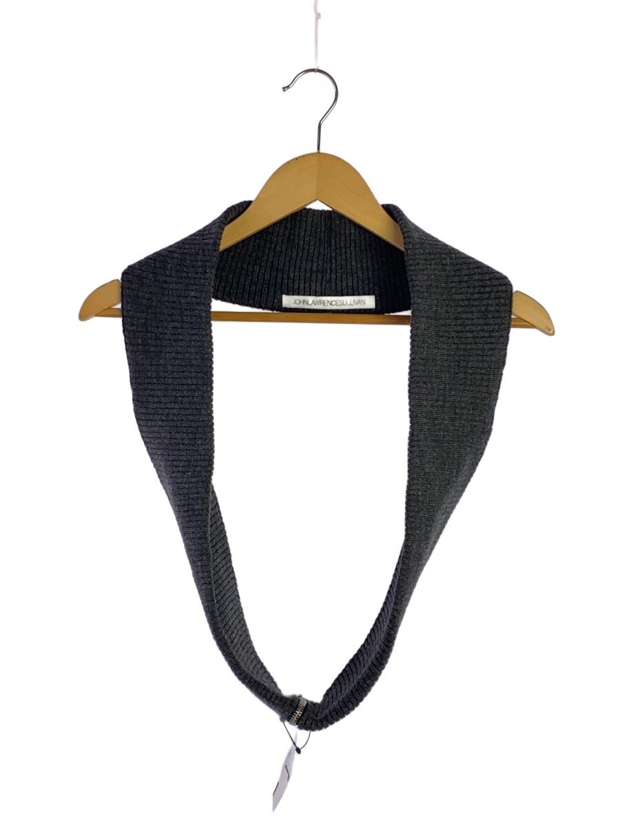【中古】JOHN LAWRENCE SULLIVAN◆えり巻き/アクリル繊維/GRY/無地/レディース/4C004-0122-40【服飾雑貨他】