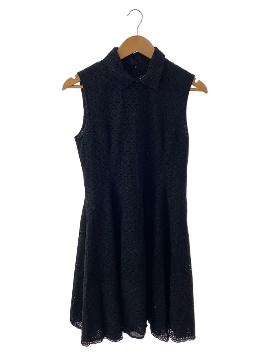 【中古】FOXEY◆ドレスオデット/ノースリーブ衣裳/40/綿織物/BLK/43568 SOOX610K//【レディース御召しもの】