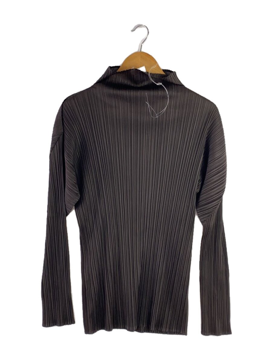 【中古】PLEATS PLEASE ISSEY MIYAKE◆長袖カットソー/4/ポリエステル/BRW/PP53-JK404【レディースお召しもの】