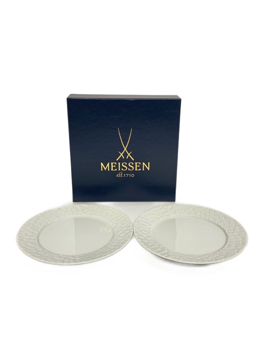 【中古】Meissen◆ロイヤルブロッサム ブレッド&バタープレート/プレート/2点セット/WHT/42501//【キッチン用品】｜2ｎｄ STREET 店