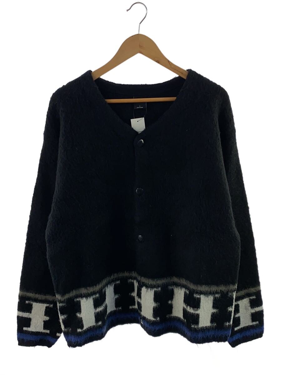 【中古】HUF◆ジレー(朦々たる)/L/アクリル繊維/BLK//【メンズウェア】