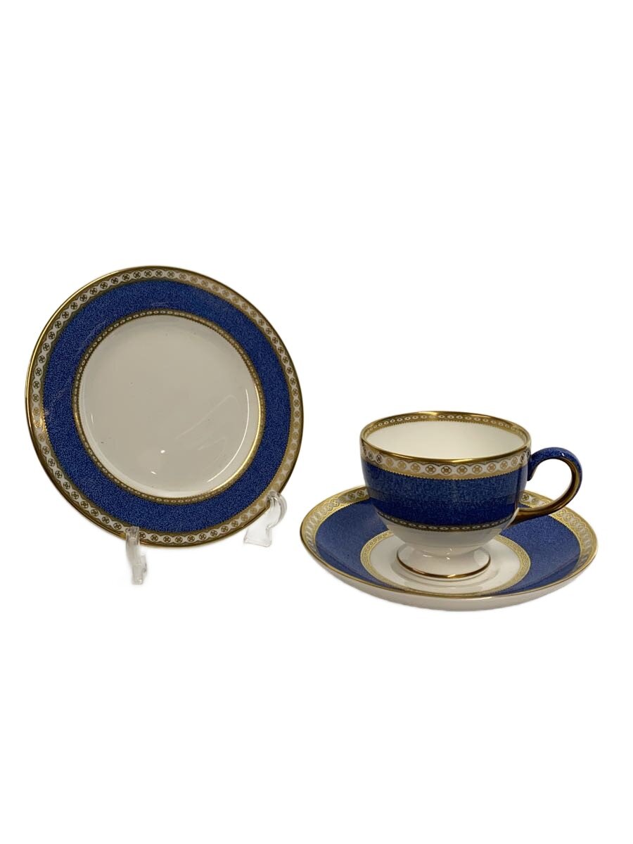【中古】WEDGWOOD◆優勝杯\u0026ソーサー・/一皿/2点仕掛ける/BLU/ユーランダーパウダーブルー【御厨子所備品】