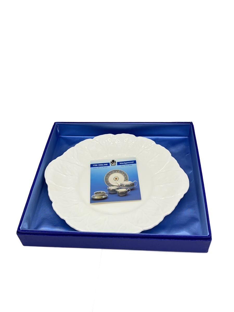 【中古】WEDGWOOD◆プレート/WHT【キッチン用品】