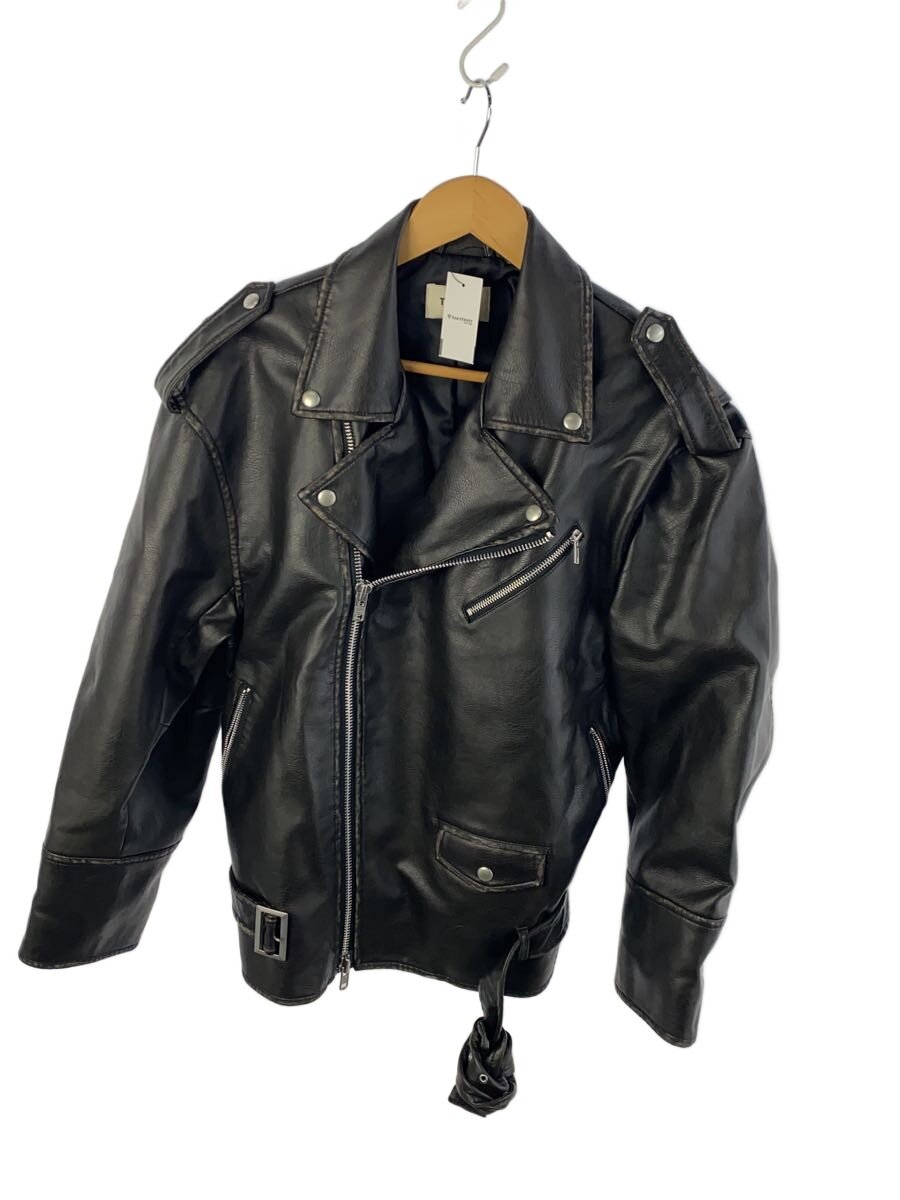 【中古】THROW◆AGING OVER なめし革上衣・上衣/FREE/フェイクレザー/BRW/030is030-005/? NULL ?【レディース御召しもの】