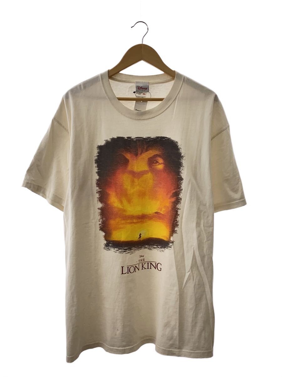 【中古】Disney VINTAGE◆90s～00s/LION KING/ライオンキング/Tシャツ/SIZE:XL/コットン/ホワイト/ディズニー//【メンズウェア】｜2ｎｄ STREET 店