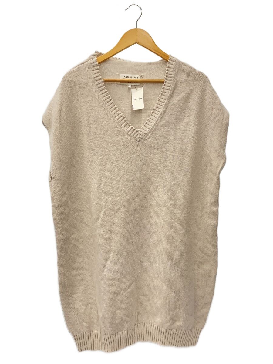 【中古】Maison Margiela◆アウトラインニットドレス/S/コットン/BEG/S51CU0157 S17246/首元汚れ有【レディースウェア】｜2ｎｄ STREET 店