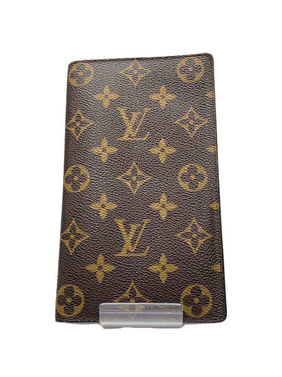【中古】LOUIS VUITTON◆議事日程・ポッシュ_モノグラム・帆布/--/BRW/メンズ【服飾雑貨他】
