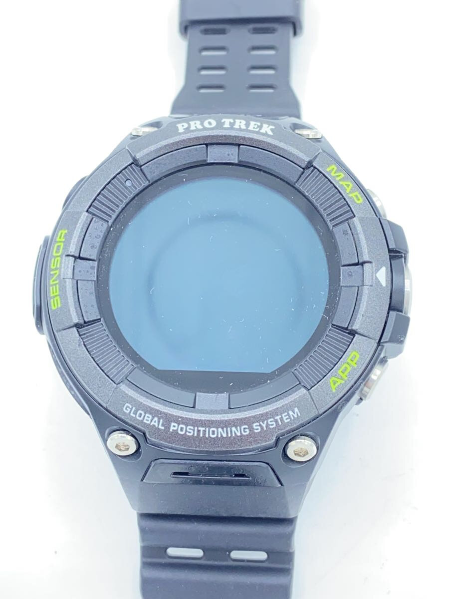 【中古】CASIO◆Smart Outdoor Watch PRO TREK Smart WSD-F21HR-BK [黒いこと]【服飾雑貨他】