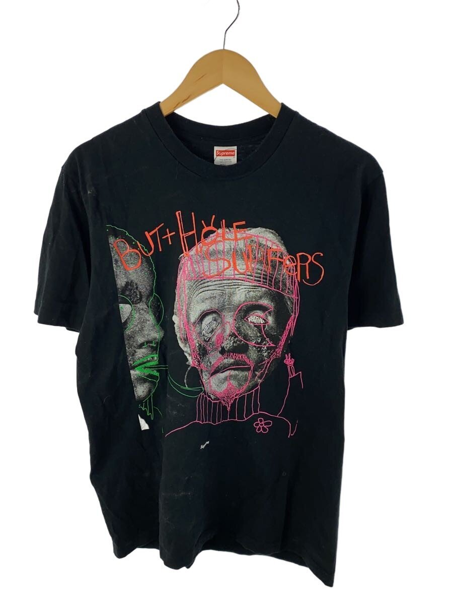 【中古】Supreme◆プルオーバー/M/綿織物/BLK【メンズウェア】