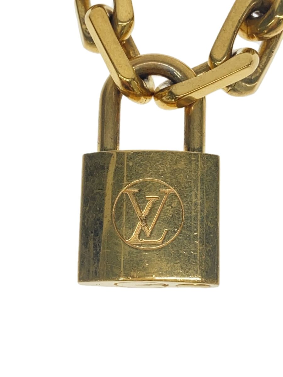 【中古】LOUIS VUITTON◆首飾り/ゴールド/とっ始め有/メンズ【服飾雑貨他】