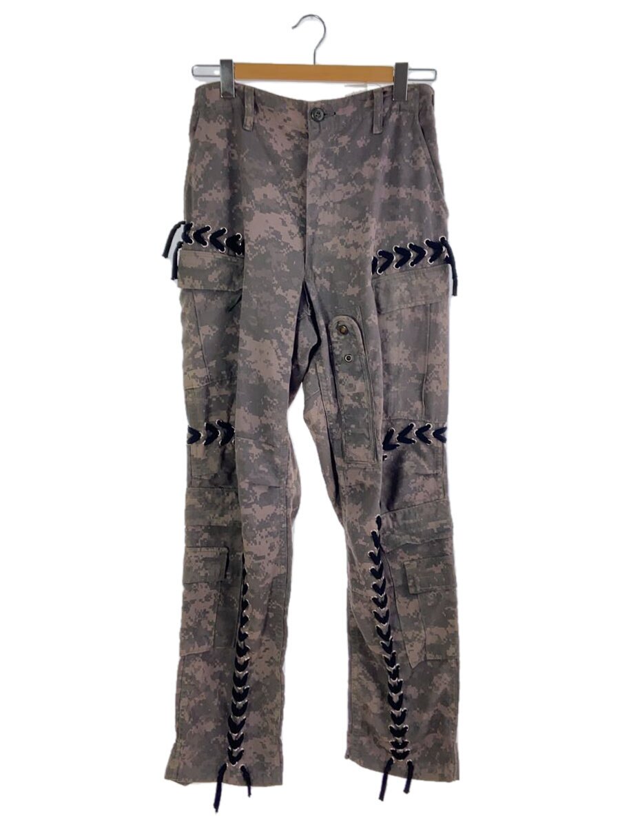 【中古】LILITH ART DUCT/編み上げリメイクパンツ/M/綿織物/KHK/間鴨フラ//【メンズウェア】
