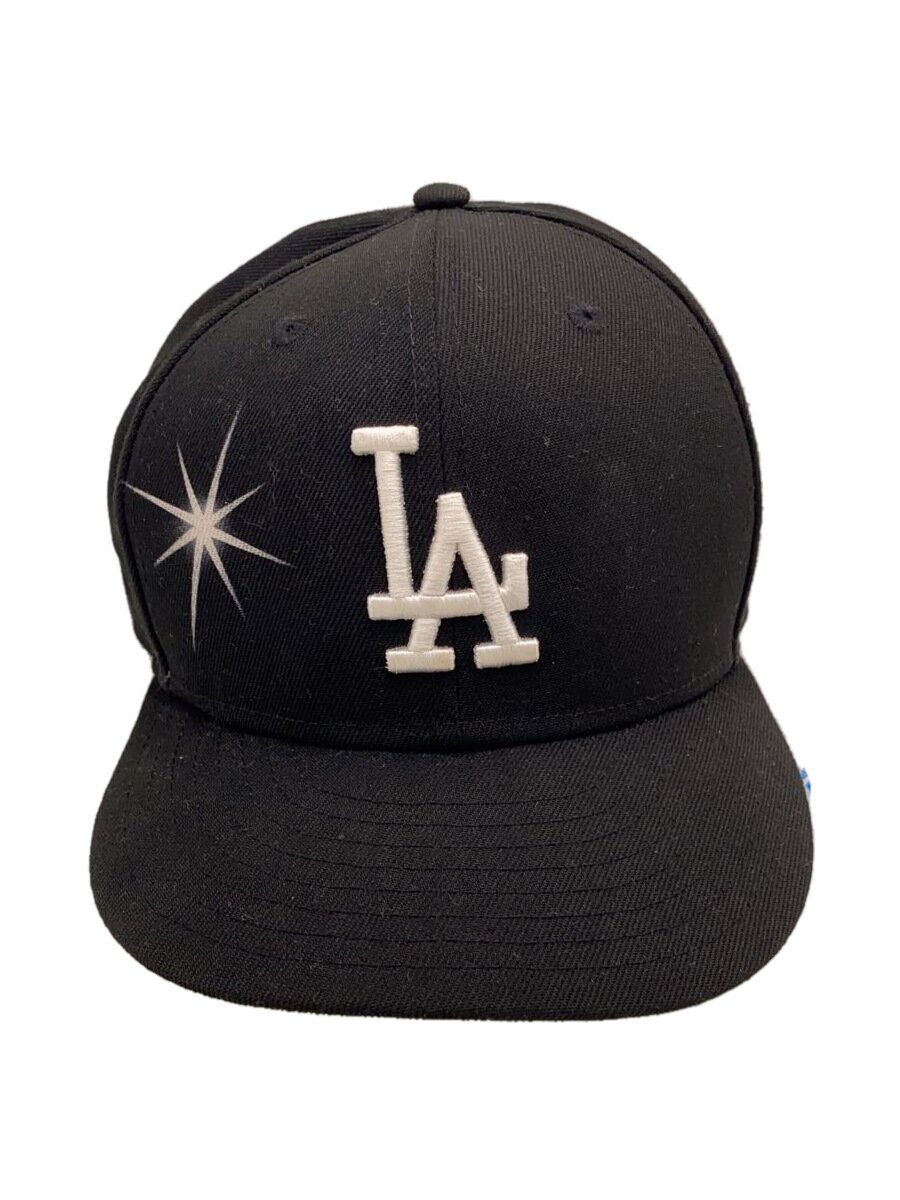 【中古】NEW ERA◆旗がしら/7 1/4/ポリエステル/BLK/メンズ//【服飾雑貨他】