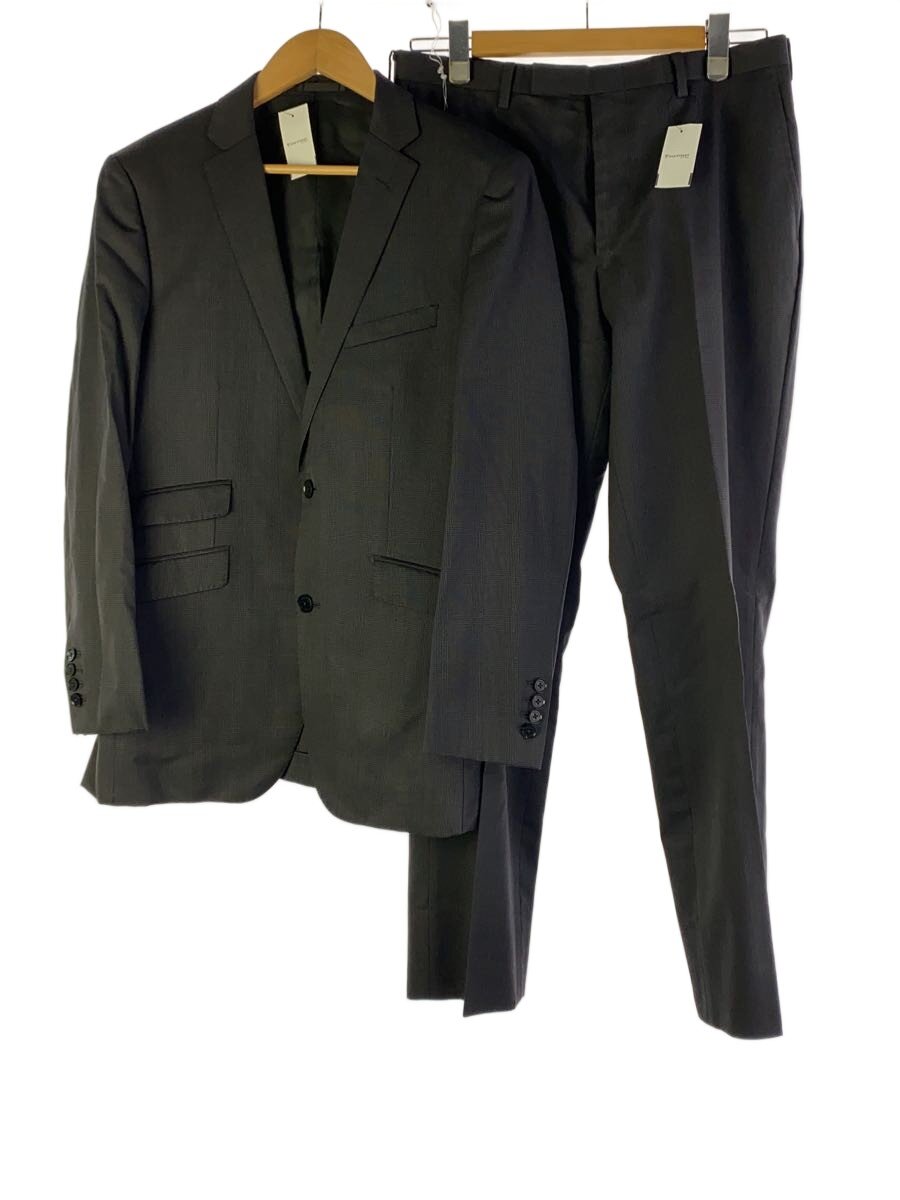 【中古】BURBERRY BLACK LABEL◆背広/--/羊毛/GRY/照合のしるし/D1H22-108-07【メンズウェア】