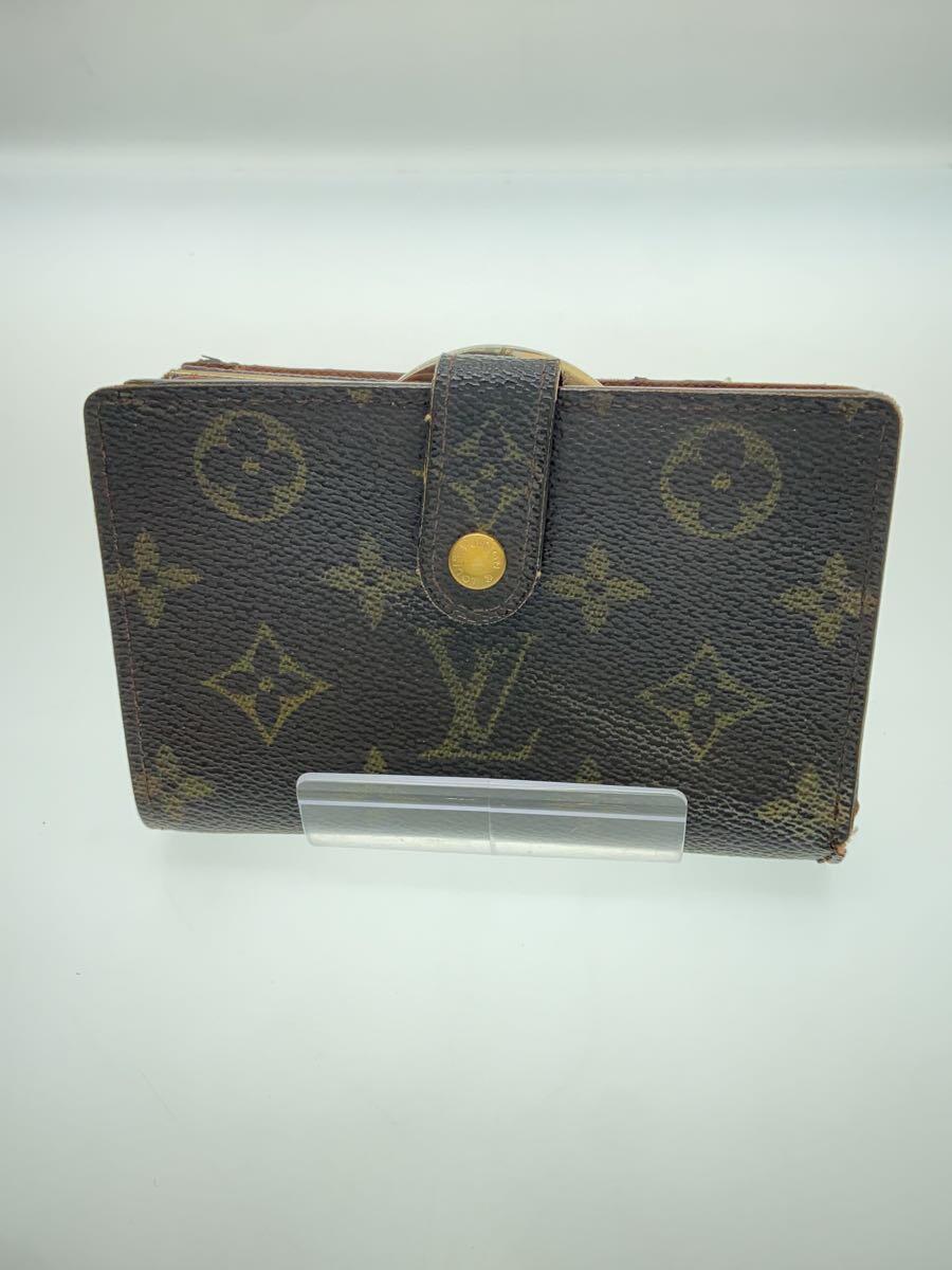 【中古】LOUIS VUITTON◆ポルト・モネ・ビエ・ヴィエノワ_モノグラム・キャンバス_BRW/PVC/BRW/総柄/レディース【服飾雑貨他】