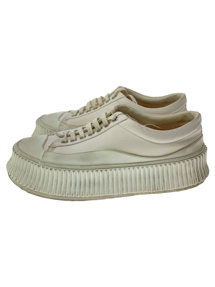 【中古】JIL SANDER◆プラットホーム/ローカットスニーカー/38/WHT//【シューズ】
