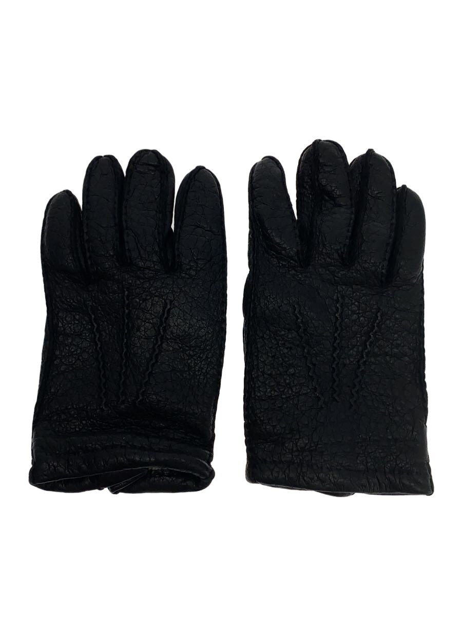 【中古】DENTS◆なめし革グローブ/なめし革/黒いこと/メンズ/15-1564/? NULL ?【服飾雑貨他】