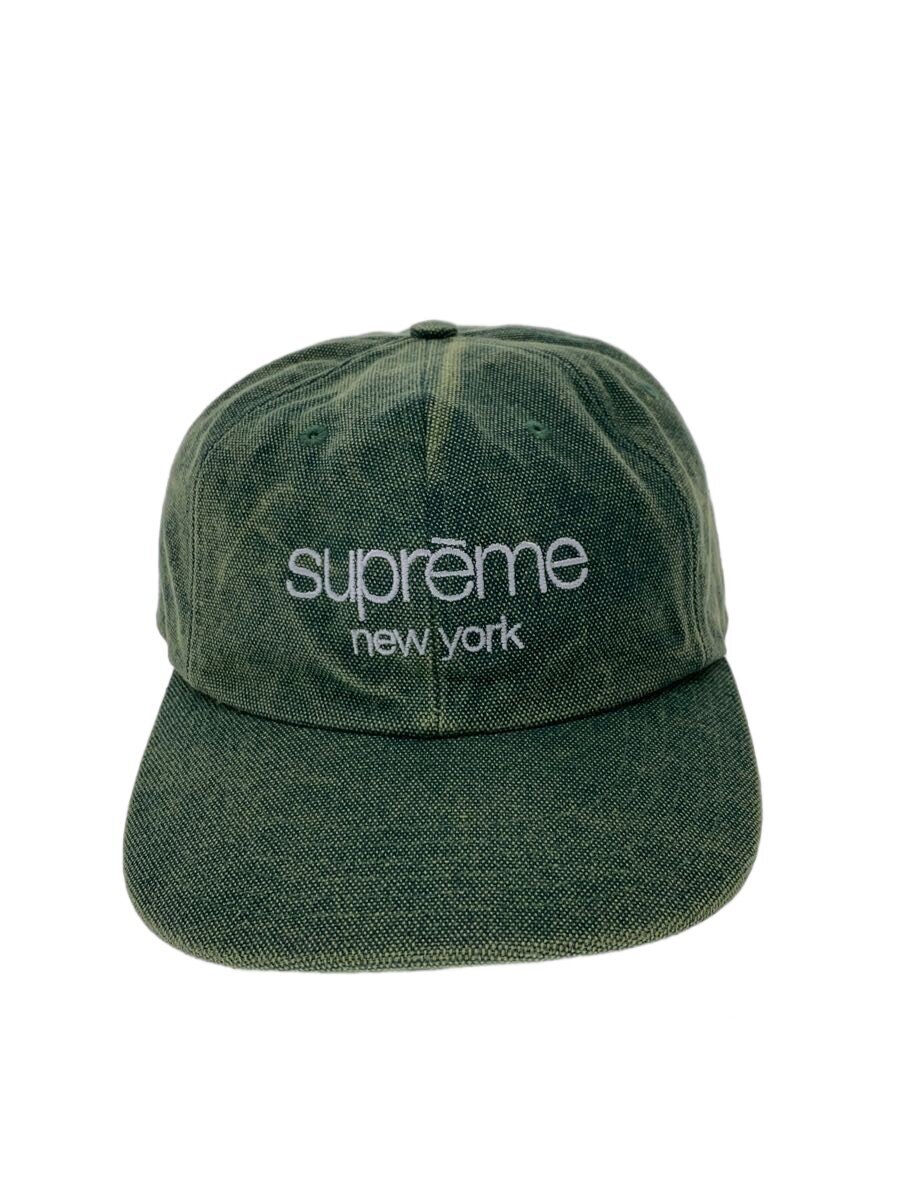 【中古】Supreme◆2-Tone Canvas 6-Panel/旗がしら/--/GRN/メンズ//【服飾雑貨他】