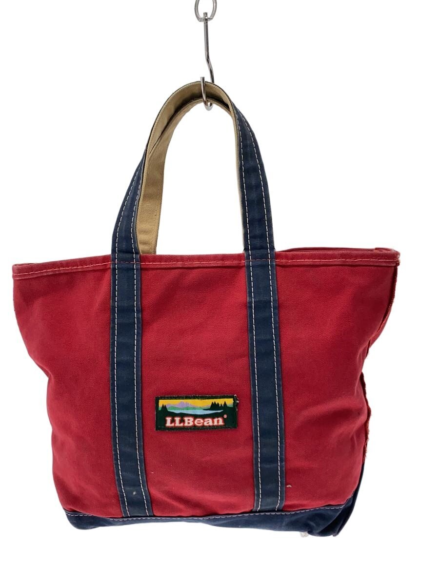 【中古】L.L.Bean◆トートバッグ/帆布/RED【御徒面子】