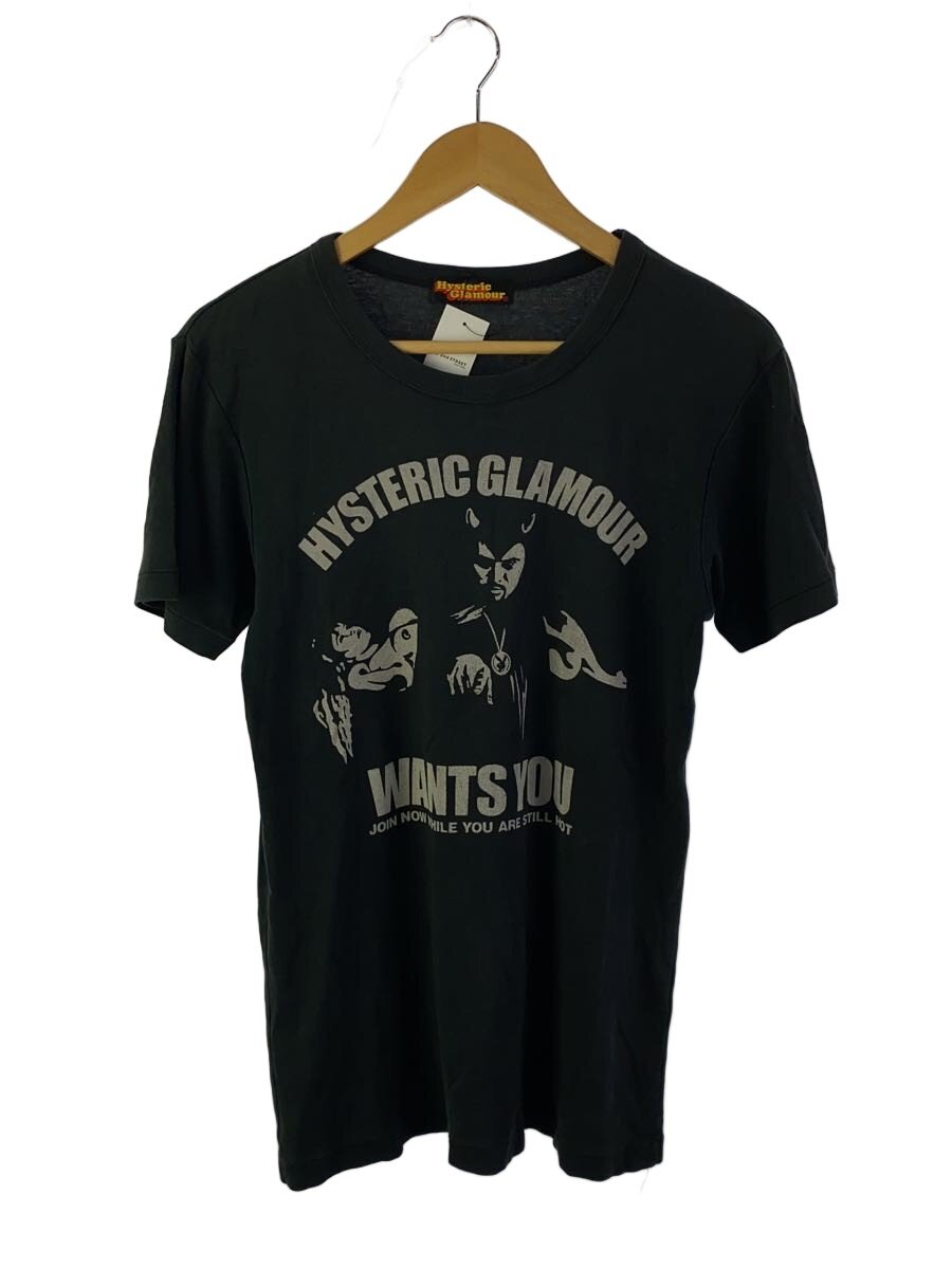 【中古】HYSTERIC GLAMOUR◆プルオーバー/FREE/綿織物/BLK/2cl-9355【メンズウェア】