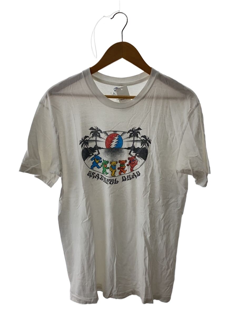 【中古】LIQUID BLUE◆GRATEFUL DEAD/プルオーバー/M/綿織物/白いこと【メンズウェア】