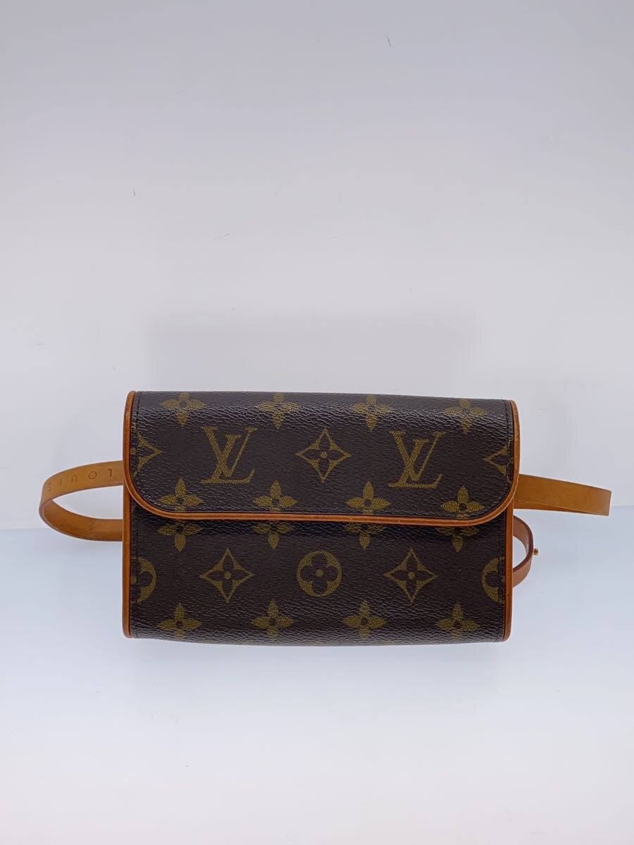 【中古】LOUIS VUITTON◆ポシェット・フロランティーヌ_モノグラム・帆布_BRW/PVC/BRW/モノグラム【御徒面子】