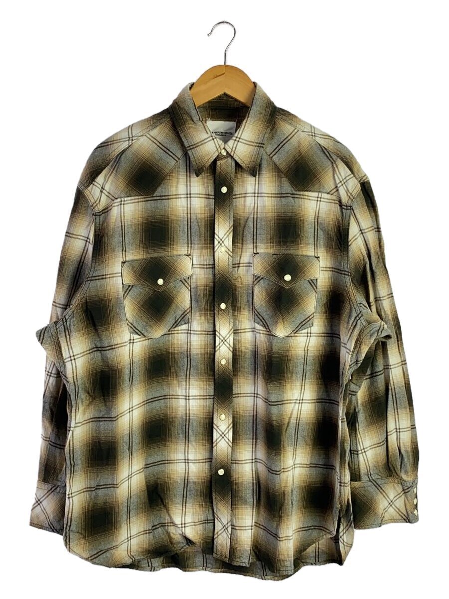 【中古】TAKAHIROMIYASHITA TheSoloist.◆長袖プルオーバー/46/綿織物/BRW/オンブレCK/0005SS24【メンズウェア】