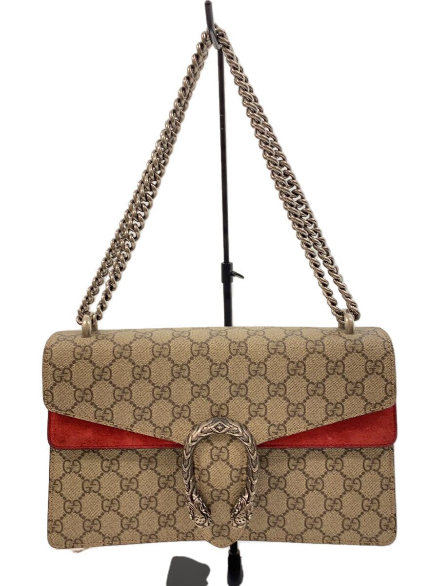 【中古】GUCCI◆スモール・ショルダーバッグ_ディオニュソス_GGスプリーム/PVC【御徒面子】