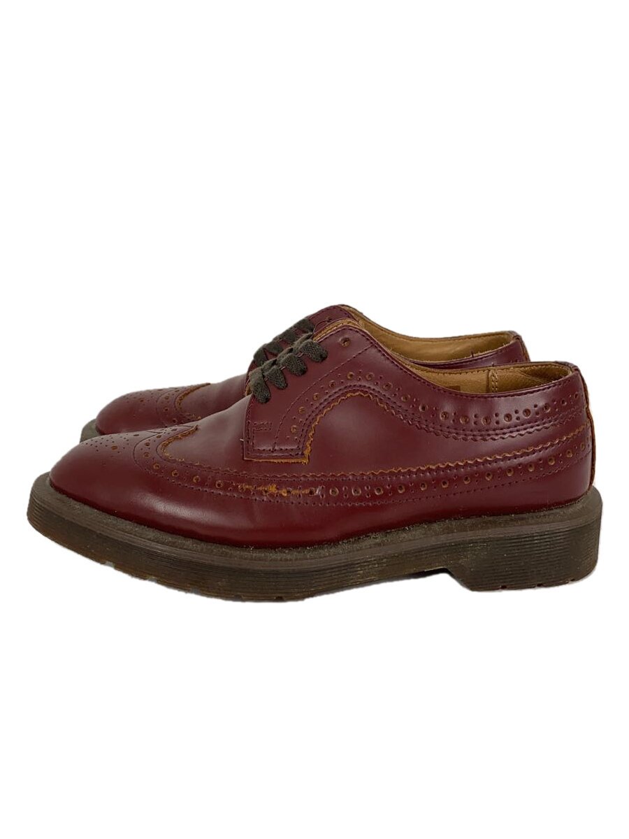 【中古】Dr.Martens◆ブローグシューズ/舞台の袖手当て/お召しものシューズ/UK3/ボルドーワイン/3989【シューズ】