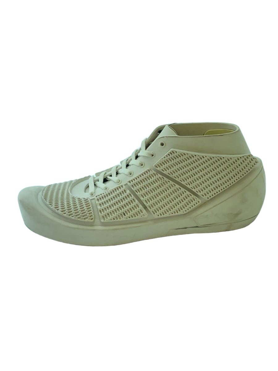 【中古】COMME des GARCONS HOMME PLUS◆18AW/思われ人シューズ/モノ立ちはだかる/シューズ/28珊/WHT【シューズ】