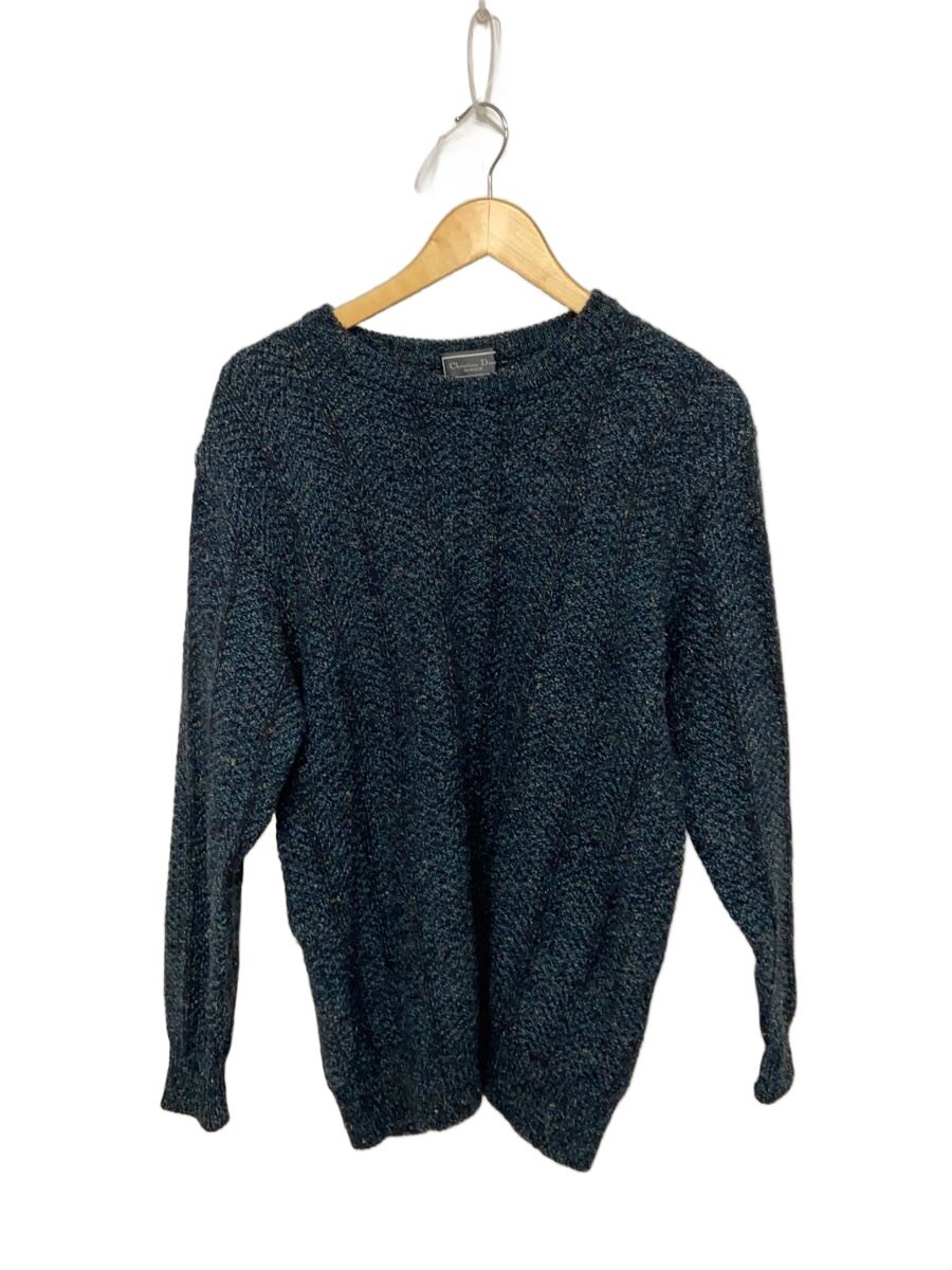【中古】Christian Dior◆Christian Dior ニット・セーター(厚手)/M/ウール/BLU/EK-8099 45【メンズウェア】｜2ｎｄ STREET 店