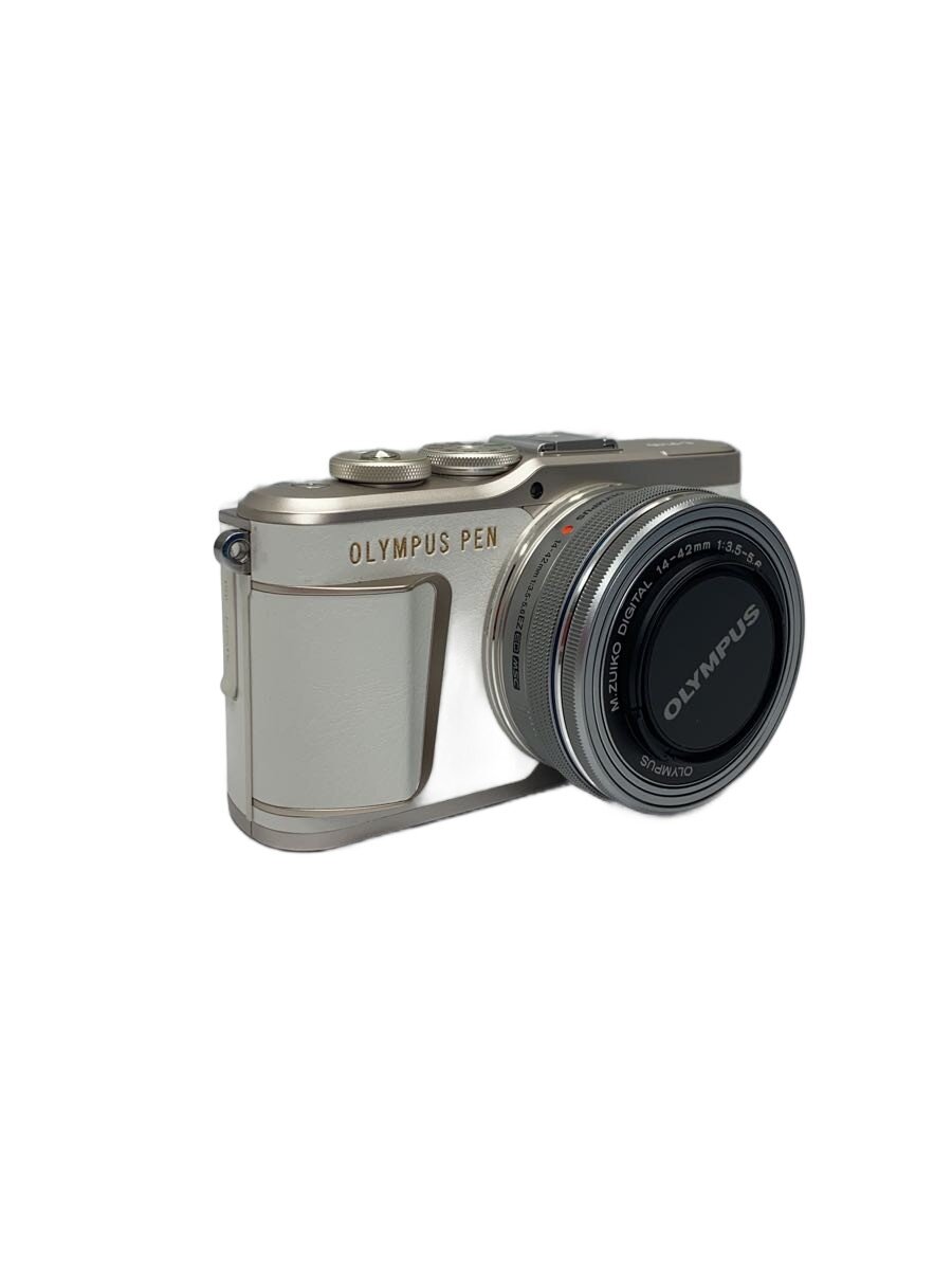 【中古】OM SYSTEM(OLYMPUS)◆デジタル一眼写真機 OLYMPUS PEN E-PL10 14-42粍 EZ水晶体一揃いの道具 [白いこと]【写真機】
