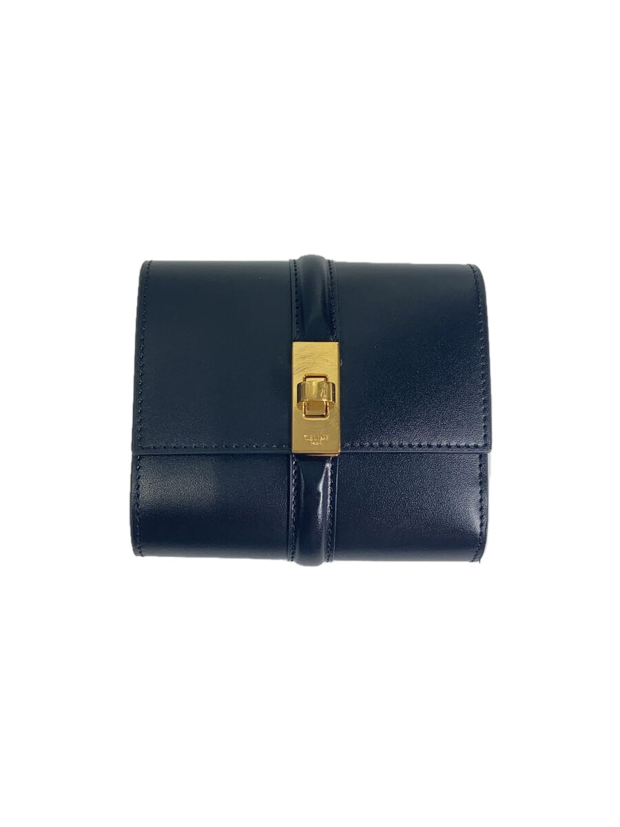 【中古】CELINE◆スモールトリフォールドウォレット16(セーズ)/3つ折り金入れ/牛//【服飾雑貨他】