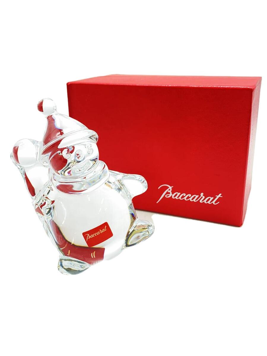 楽天市場】バカラ 雪だるま プレイング スノーマン オブジェ ノエル