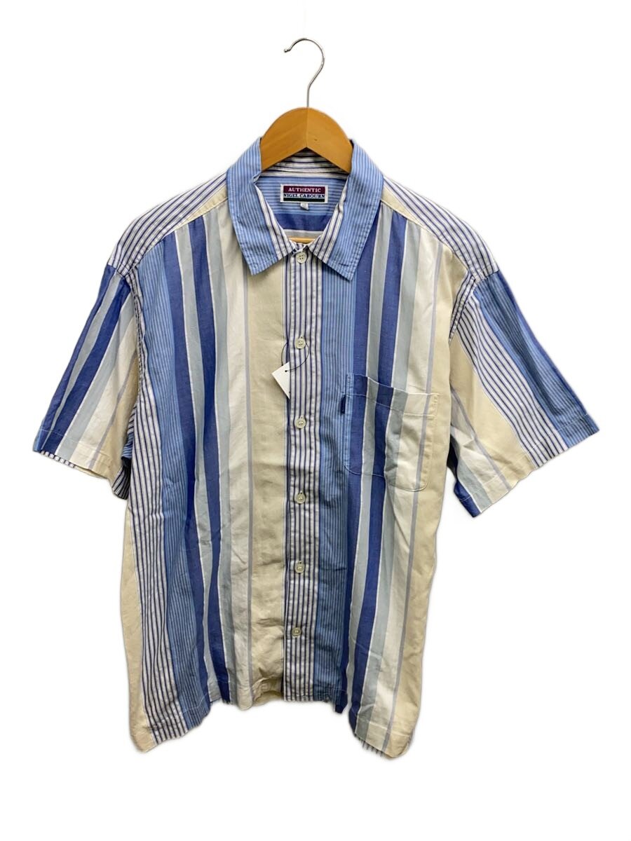 【中古】Nigel Cabourn◆半袖ティーシャツ/3/綿織物/マルチ色合い/縞模様//【メンズウェア】