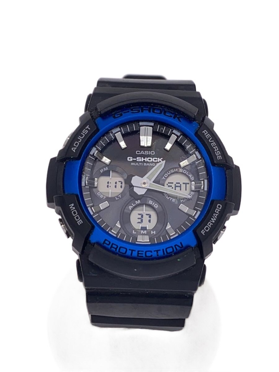 【中古】CASIO◆ソーラー腕時計・G-SHOCK/デジアナ/ラバー/BLK/BLK【服飾雑貨他】｜2ｎｄ STREET 店 10,622円