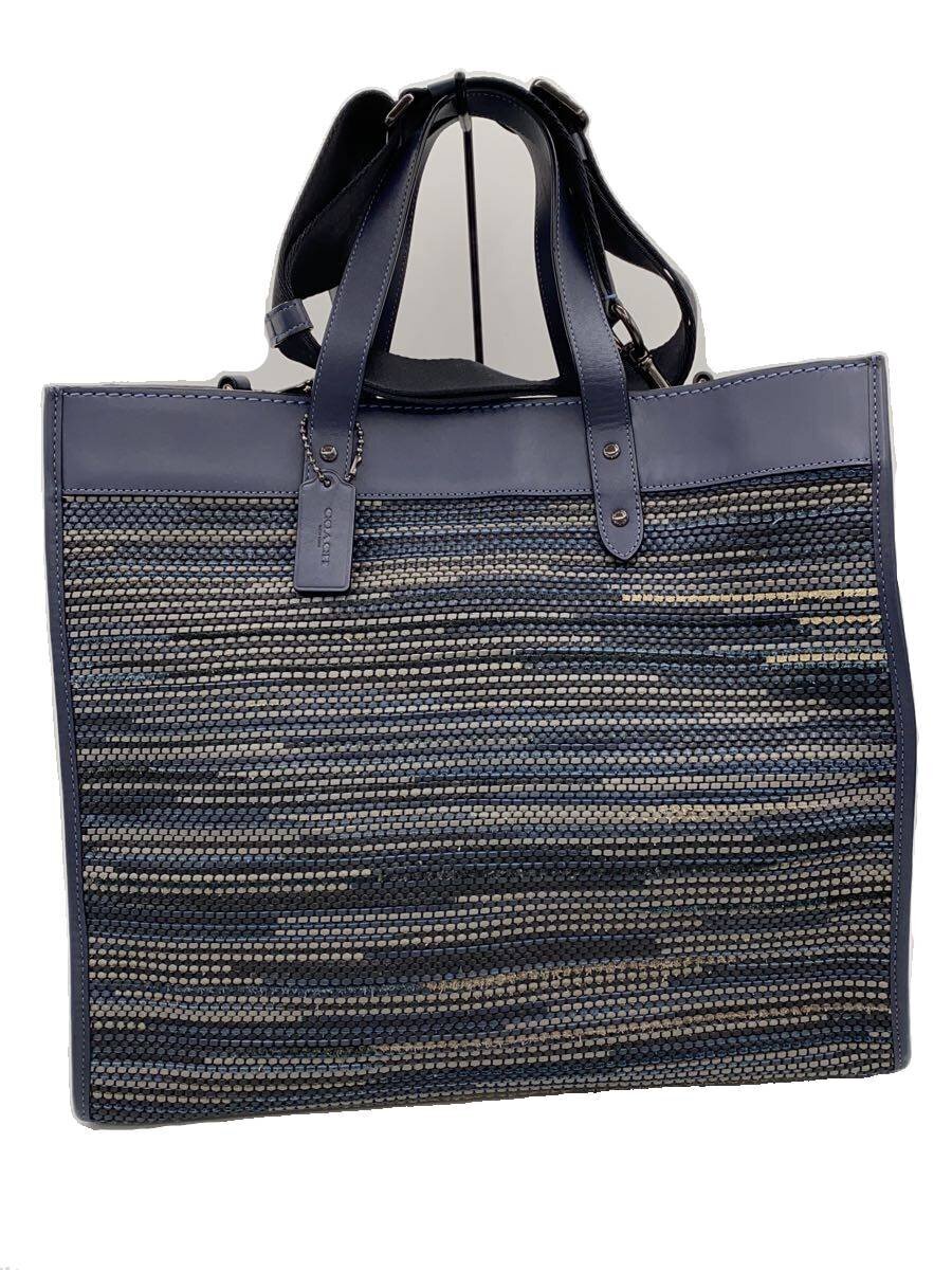 【中古】COACH◆トートバッグ/--/NVY/間借り人/C5309//【御徒面子】