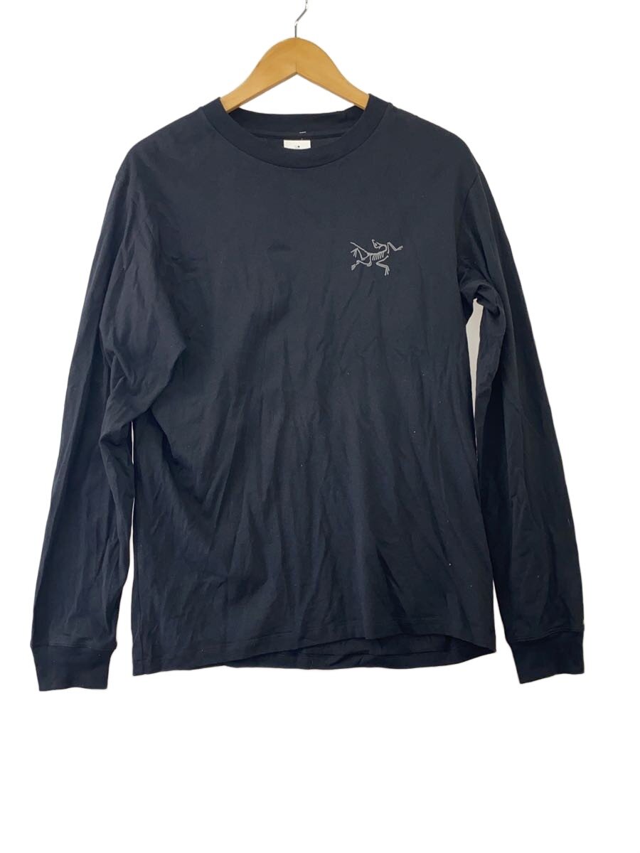 【中古】ARC’TERYX◆長袖ティーシャツ/S/綿織物/BLK//【メンズウェア】
