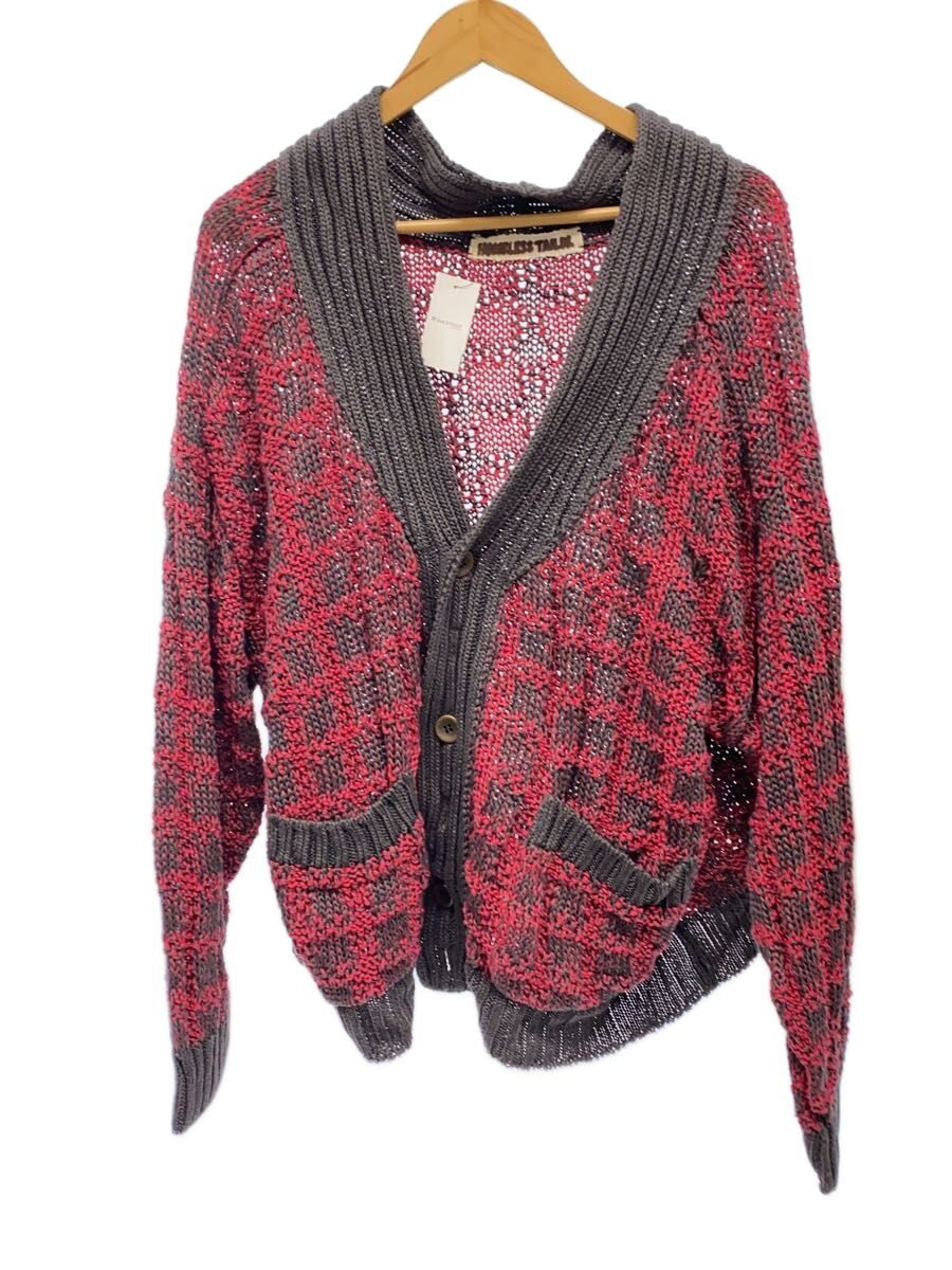 【中古】HOMELESS TAILOR◆25SS/Dad Cardigan/FREE/ヘンプ/PNK/照合のしるし/HTK-25-SS-003【メンズウェア】