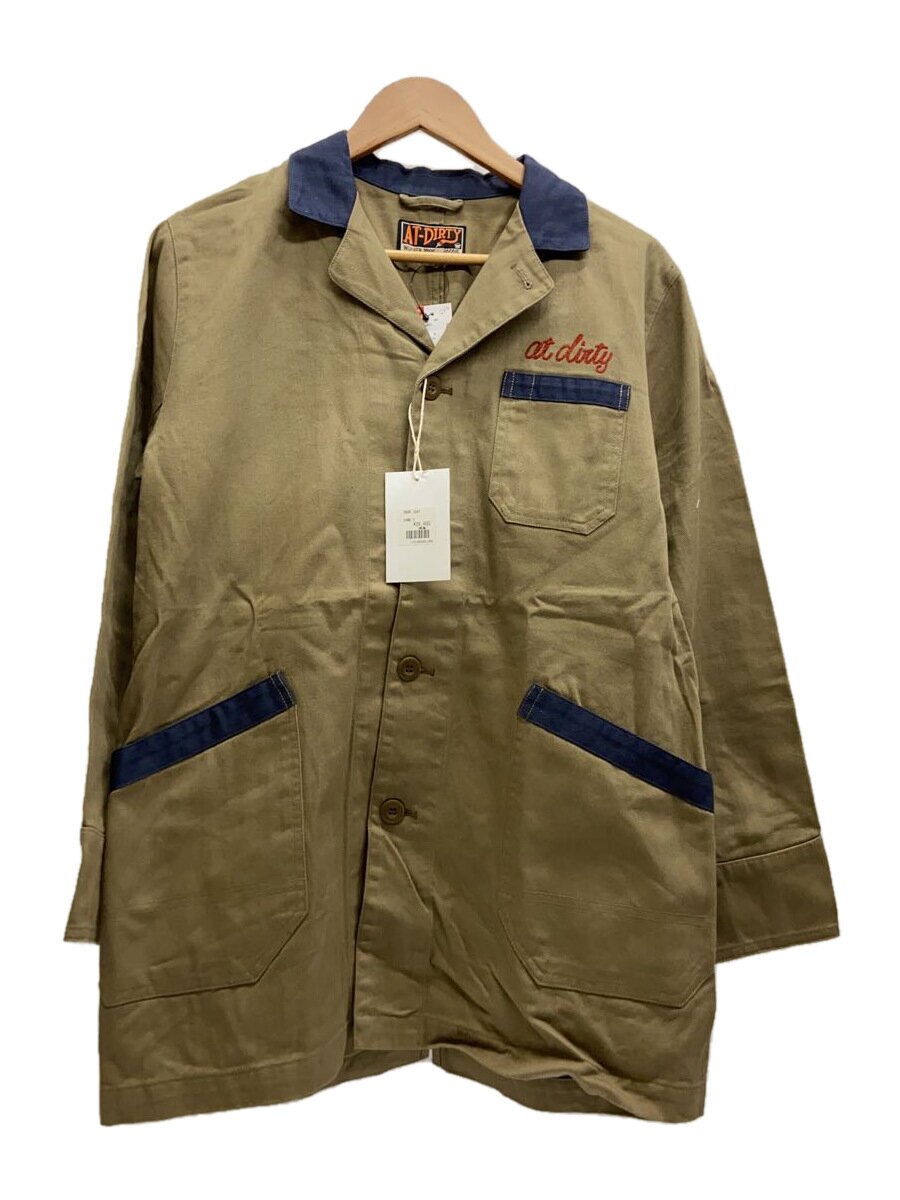 【中古】AT-DIRTY◆SHOP COAT/ショップコート/ジャケット/S/コットン/CML/115-000092-000【メンズウェア】|2nd STREET 店