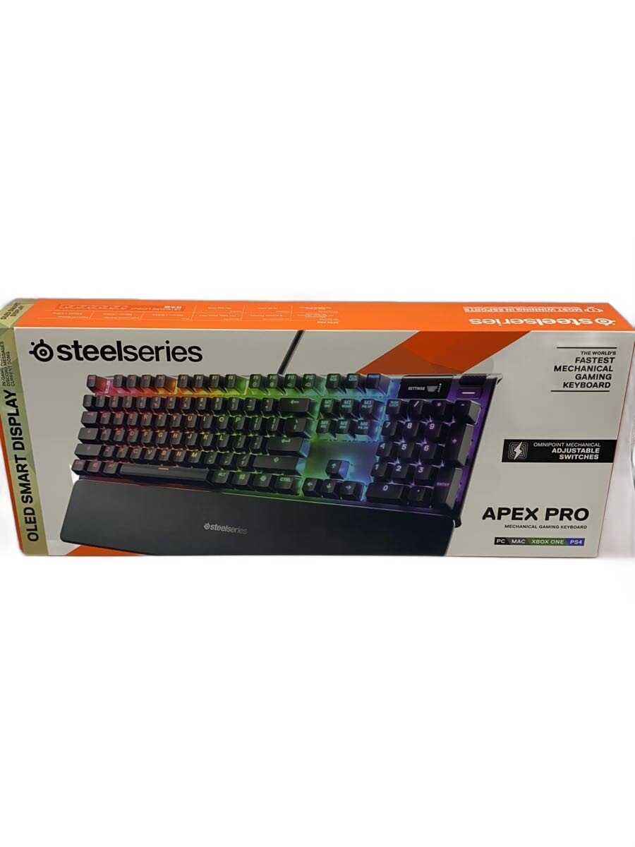 【中古】steelseries◆鍵盤 Apex Pro JP [黒いこと]//【マイコン】