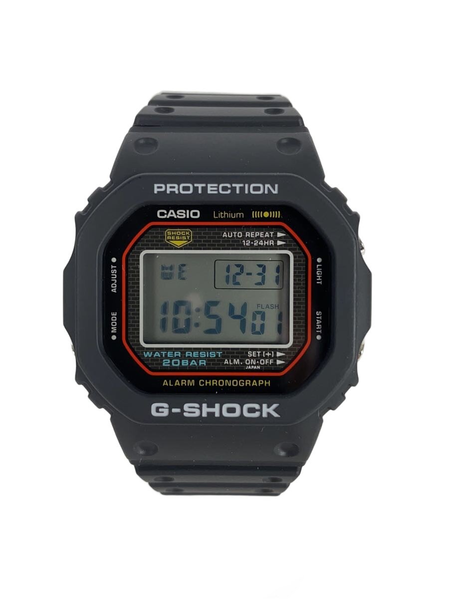 【中古】CASIO◆クォーツ腕時計/デジタル/ラバー/BLK/DW-5000R//【服飾雑貨他】|2nd STREET 店